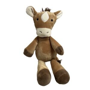 Mary‎ Meyer HORSE Loosey Goosey 10" Brown Plush Stuffed Animal Lovey Soft Toy